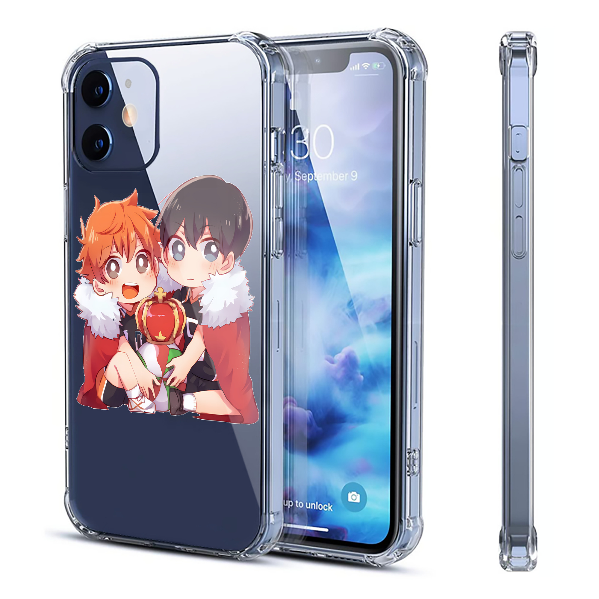 ハイキュー!! Haikyu!! 【iPhone 12シリーズ対応】透明スマホケース（クリアソフトケース）